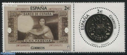 Spain 2015 Numismatics 2v [:], Mint NH, Various - Money On Stamps - Round-shaped Stamps - Ungebraucht