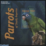 Guyana 2015 Parrots S/s, Mint NH, Nature - Birds - Parrots - Guiana (1966-...)