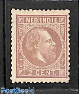 Netherlands Indies 1870 2c, Lilacbrown, Perf. 12.5:12, Without Gum, Unused (hinged) - Autres & Non Classés