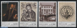 Greece 2015 Flanginian School 4v, Mint NH, Religion - Science - Religion - Education - Art - Paintings - Neufs