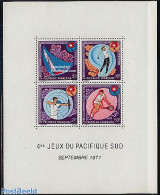 French Polynesia 1971 South Pacific Games S/s, Unused (hinged), Sport - Golf - Sailing - Shooting Sports - Sport (othe.. - Ongebruikt