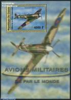 Guinea, Republic 2002 Supermarine Spitfire Mk 1. S/s, Mint NH, Transport - Aircraft & Aviation - Avions