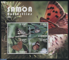 Samoa 2015 Butterflies S/s, Mint NH, Nature - Butterflies - Samoa
