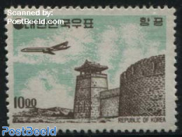 Korea, South 1962 10.00, Stamp Out Of Set, Mint NH, Transport - Aircraft & Aviation - Vliegtuigen