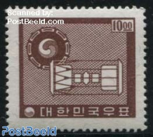 Korea, South 1963 10.00, Stamp Out Of Set, Mint NH, Performance Art - Music - Musical Instruments - Musica