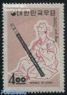 Korea, South 1963 4.00, Stamp Out Of Set, Mint NH, Performance Art - Music - Musical Instruments - Musik