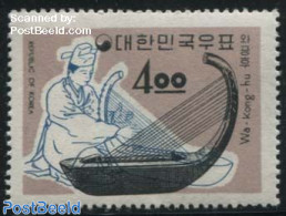 Korea, South 1963 4.00, Stamp Out Of Set, Mint NH, Performance Art - Corée Du Sud