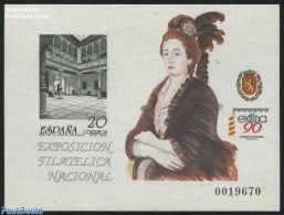 Spain 1990 EXFILNA, Special Sheet (not Valid For Postage), Mint NH, Philately - Ungebraucht