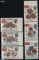 Yemen, Kingdom 1965 Flowers 6v, Imperforated, Mint NH, Nature - Flowers & Plants - Sonstige & Ohne Zuordnung