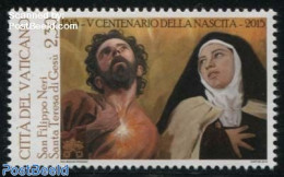 Vatican 2015 Santa Teresa & San Filippo 1v, Mint NH, Religion - Religion - Nuovi