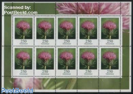 Germany, Federal Republic 2016 Definitive, Alpine Thistle M/s, Mint NH, Nature - Flowers & Plants - Nuovi