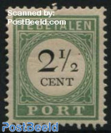 Netherlands Antilles 1892 2.5c, Type II, Stamp Out Of Set, Unused (hinged) - Autres & Non Classés