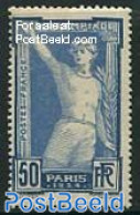 France 1924 50c, Stamp Out Of Set, Mint NH, Sport - Olympic Games - Unused Stamps