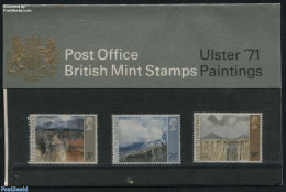 Great Britain 1971 Ulster Paintings,  Presentation Pack, Mint NH, Art - Modern Art (1850-present) - Paintings - Nuovi