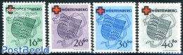Germany, French Zone 1949 Wurttemberg, Red Cross 4v, Unused (hinged), Health - Red Cross - Cruz Roja
