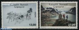 Greenland 2016 SEPAC, Seasons 2v, Mint NH, History - Nature - Sport - Sepac - Dogs - Mountains & Mountain Climbing - Unused Stamps