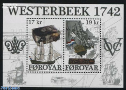 Faroe Islands 2016 Westerbeek Shipwreck S/s, Mint NH, History - Sport - Transport - Flags - Netherlands & Dutch - Sail.. - Geografía