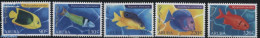 Aruba 2016 Fish 5v, Mint NH, Nature - Fish - Fishes