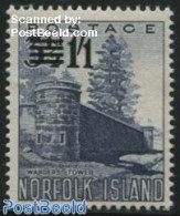 Norfolk Island 1960 1/1Sh On 3.5p, Stamp Out Of Set, Mint NH - Autres & Non Classés