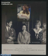 Guyana 2015 Princess Charlotte S/s, Mint NH, History - Charles & Diana - Kings & Queens (Royalty) - Case Reali