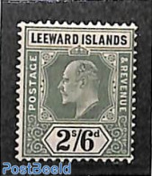 Leeward Islands 1902 2/6Sh, WM CA-Crown, Stamp Out Of Set, Unused (hinged) - Leeward  Islands