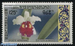 Laos 1971 125K, Stamp Out Of Set, Mint NH, Nature - Flowers & Plants - Orchids - Laos