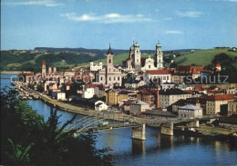 72235625 Passau Donaupartie Mit Hafen Kirchen Und Bruecke Passau - Passau