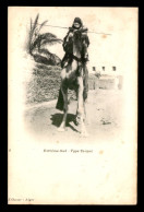 ALGERIE - SAHARA - EDITEUR GEISER CARTE PIONNIERE - TYPE TARGUI - CHAMEAU - Scenes