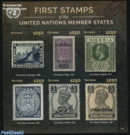 Guyana 2015 First Stamps, N-P 6v M/s, Mint NH, History - Nature - Sport - Geology - Kings & Queens (Royalty) - United .. - Königshäuser, Adel