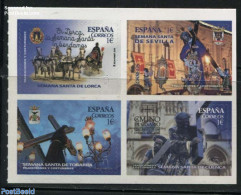 Spain 2016 Semana Santa 4v S-a, Mint NH, Nature - Religion - Horses - Religion - Ungebraucht