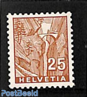 Switzerland 1934 25c. Stamp Out Of Set, Mint NH, Art - Bridges And Tunnels - Ungebraucht