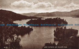 R103653 Loch Katrine And Ellens Isle. Valentine. Carbotone Series - Monde