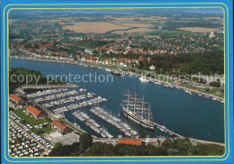 72235353 Travemuende Ostseebad Jachthafen Mit Der Passat Segelschiff Fliegeraufn - Luebeck