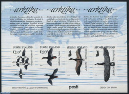 Finland 2017 Arktika, Birds 4v M/s, Mint NH, Nature - Birds - Unused Stamps