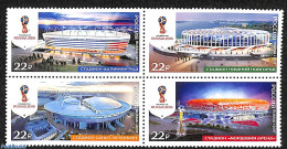 Russia 2017 Worldcup Football, Stadiums 4v [+], Mint NH, Sport - Football - Art - Modern Architecture - Autres & Non Classés