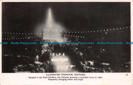 R103041 Illuminated Fountain. Southsea. In The Rock Gardens. R. L. Evelyn. RP - Monde