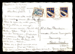 CARTE TAXEE - 1 TIMBRE TAXE A 30 CENTIMES SUR CARTE DE REILLANNE ADRESSEE A SANARY (VAR) - 1859-1959 Covers & Documents