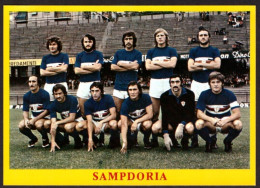 Foglietto Calcio Sampdoria Formazione 1975 - Voetbal