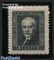 Poland 1928 Definitive 1v, 19 Stripes, Unused (hinged), History - Politicians - Ungebraucht