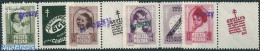 Poland 1950 Tuberculosis Control 4V + Tabs With Groszy Overprint, Unused (hinged) - Nuevos
