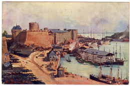 Brest Le Chateau Et Le Port De Guerre - Brest
