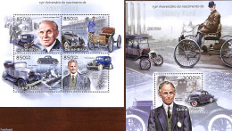 Guinea Bissau 2013 Henry Ford 2 S/s, Mint NH, Transport - Various - Automobiles - Industry - Auto's