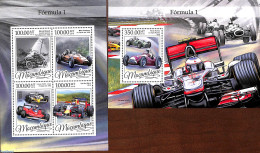 Mozambique 2016 Formula 1 2 S/s, Mint NH, Sport - Transport - Autosports - Automobiles - Voitures