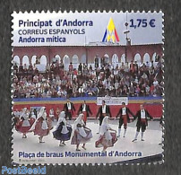 Andorra, Spanish Post 2022 Monumental Bullring 1v, Mint NH, Various - Folklore - Neufs