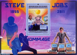 Guinea, Republic 2011 Steve Jobs S/s, Mint NH, Science - Computers & IT - Inventors - Informatique