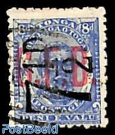 Tonga 1893 7.5d On 8p, Used, Unused (hinged) - Sonstige & Ohne Zuordnung