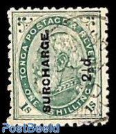 Tonga 1894 2.5d On 1sh, Used, Used Or CTO - Altri & Non Classificati