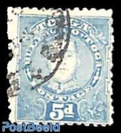 Tonga 1895 5p, Perf. 12:11, Used, Used Or CTO - Altri & Non Classificati