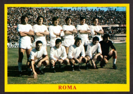 Foglietto Calcio Roma Formazione 1975 - Fussball