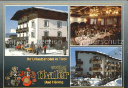 72235065 Bad Haering Gasthof Cafe Thaler Bad Haering - Otros & Sin Clasificación